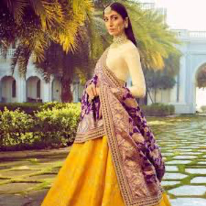 chanderi lehnga